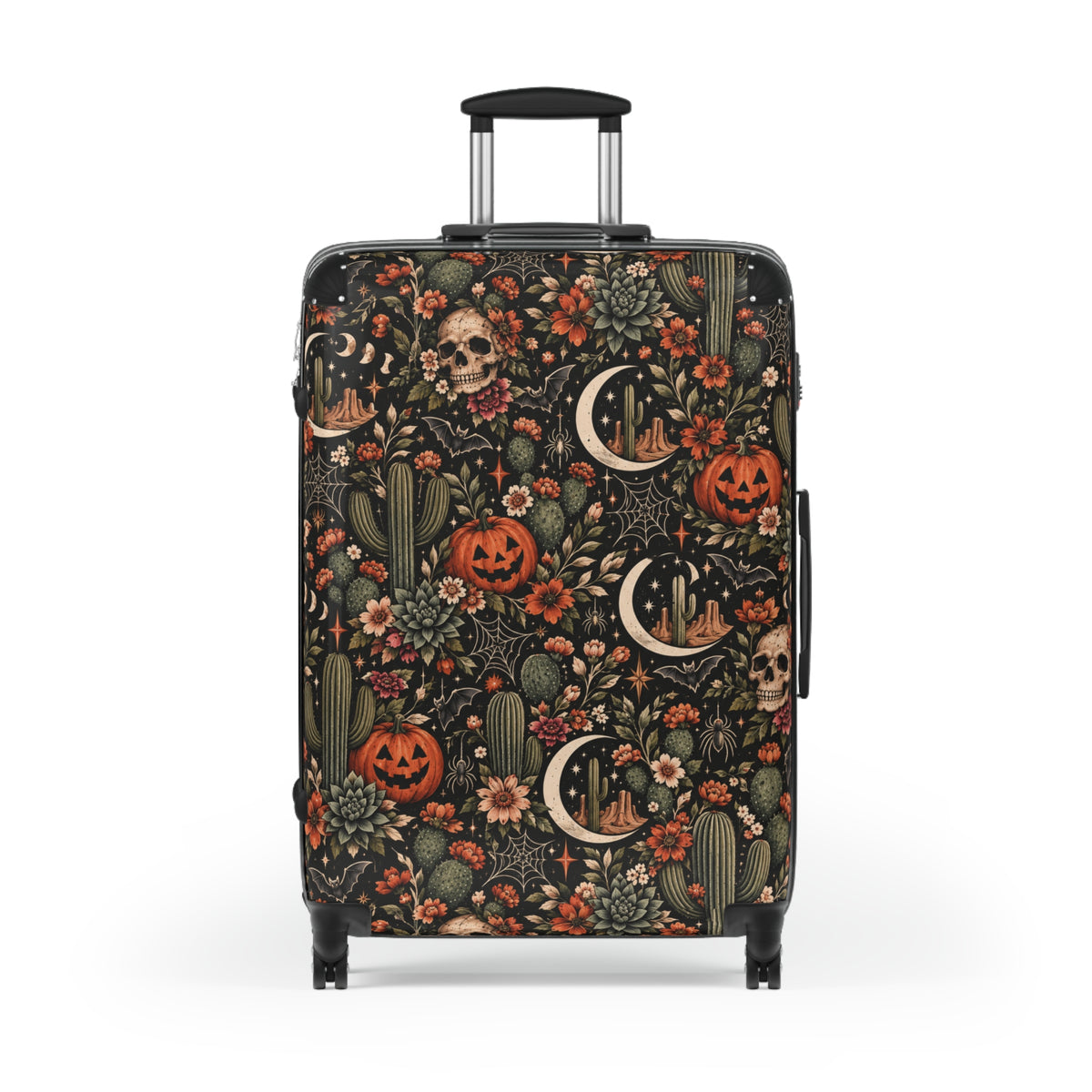 Desert Eclipse Suitcase | Boho Halloween Celestial Luggage by Subbin4Sanity