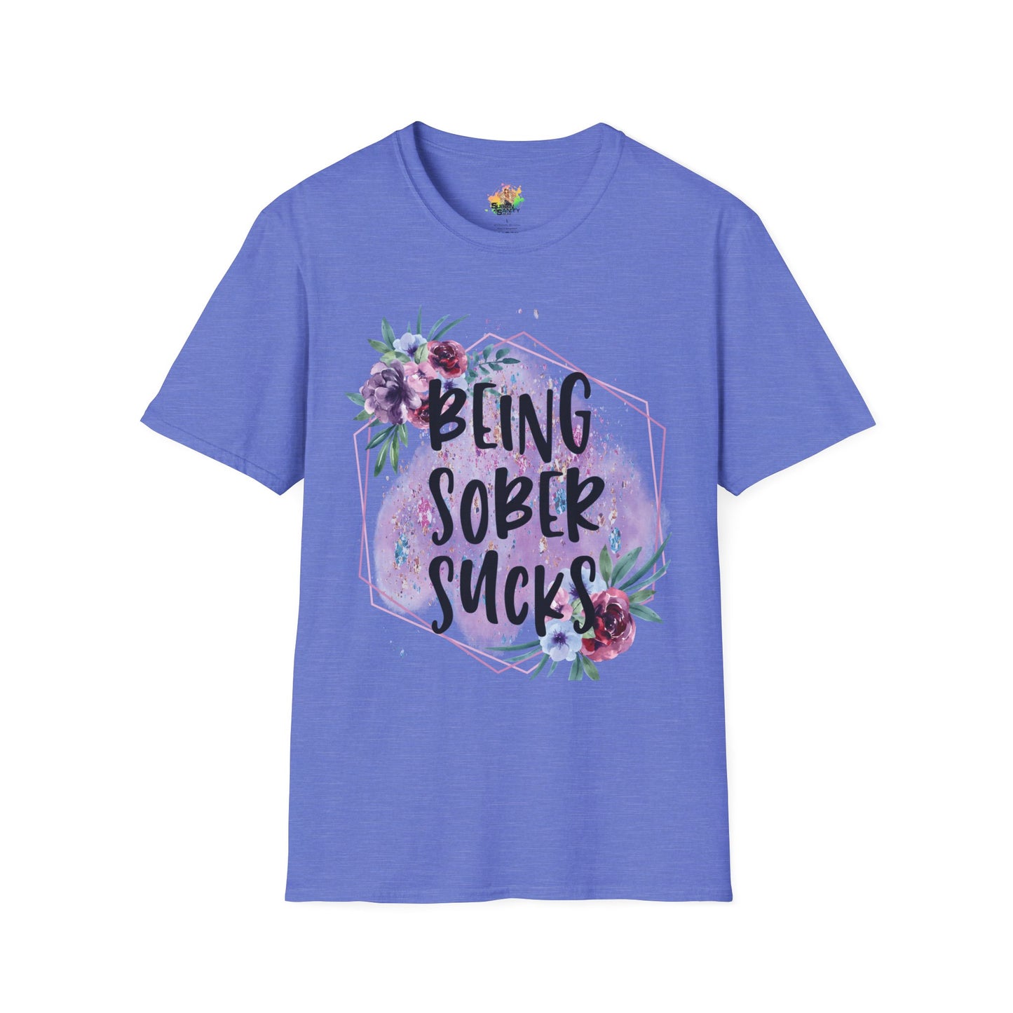Being Sober Sucks Graphic T-Shirt | Funny Dark Humor Statement Tee by Subbin4Sanity