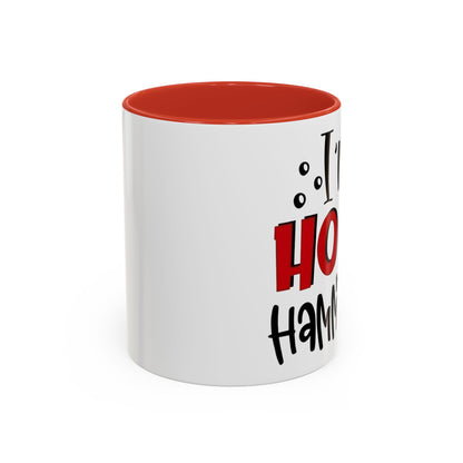 Christmas Coffee Mug, 11oz, "Ho Ho Hammered"