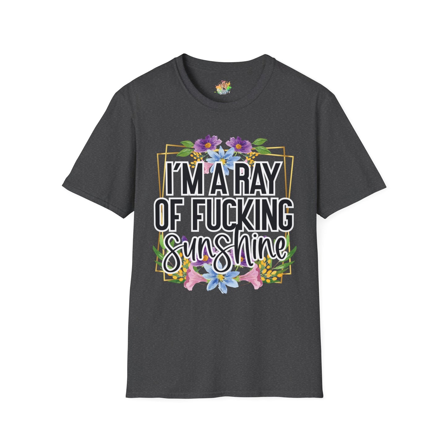 Ray Of Fucking Sunshine Graphic T-Shirt | Funny Bold Attitude Tee by Subbin4Sanity