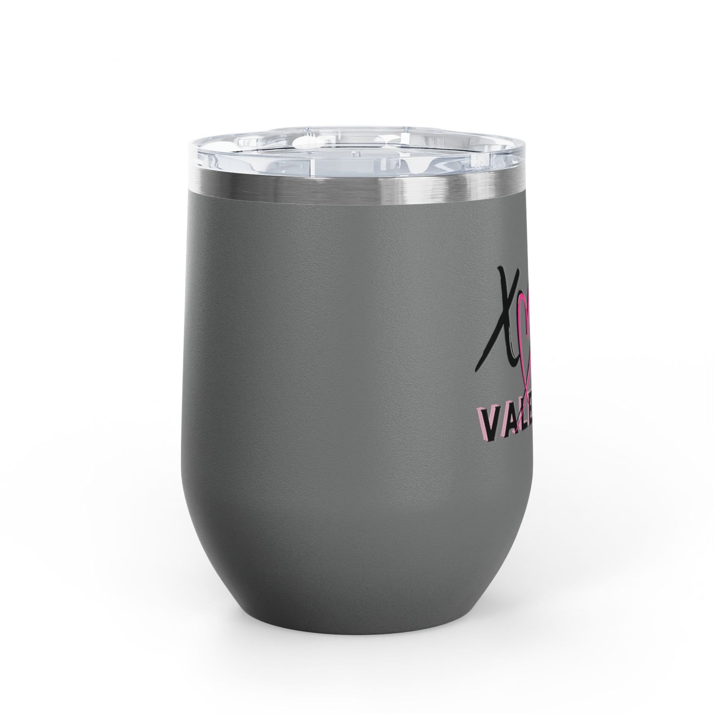 Valentine XOXO Hearts 12oz Wine Tumbler