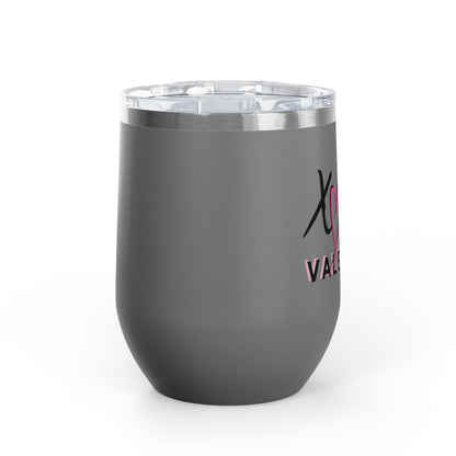 Valentine XOXO Hearts 12oz Wine Tumbler