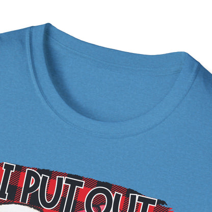I Put Out For Santa Graphic T-Shirt | Funny Naughty Christmas Tee by Subbin4Sanity