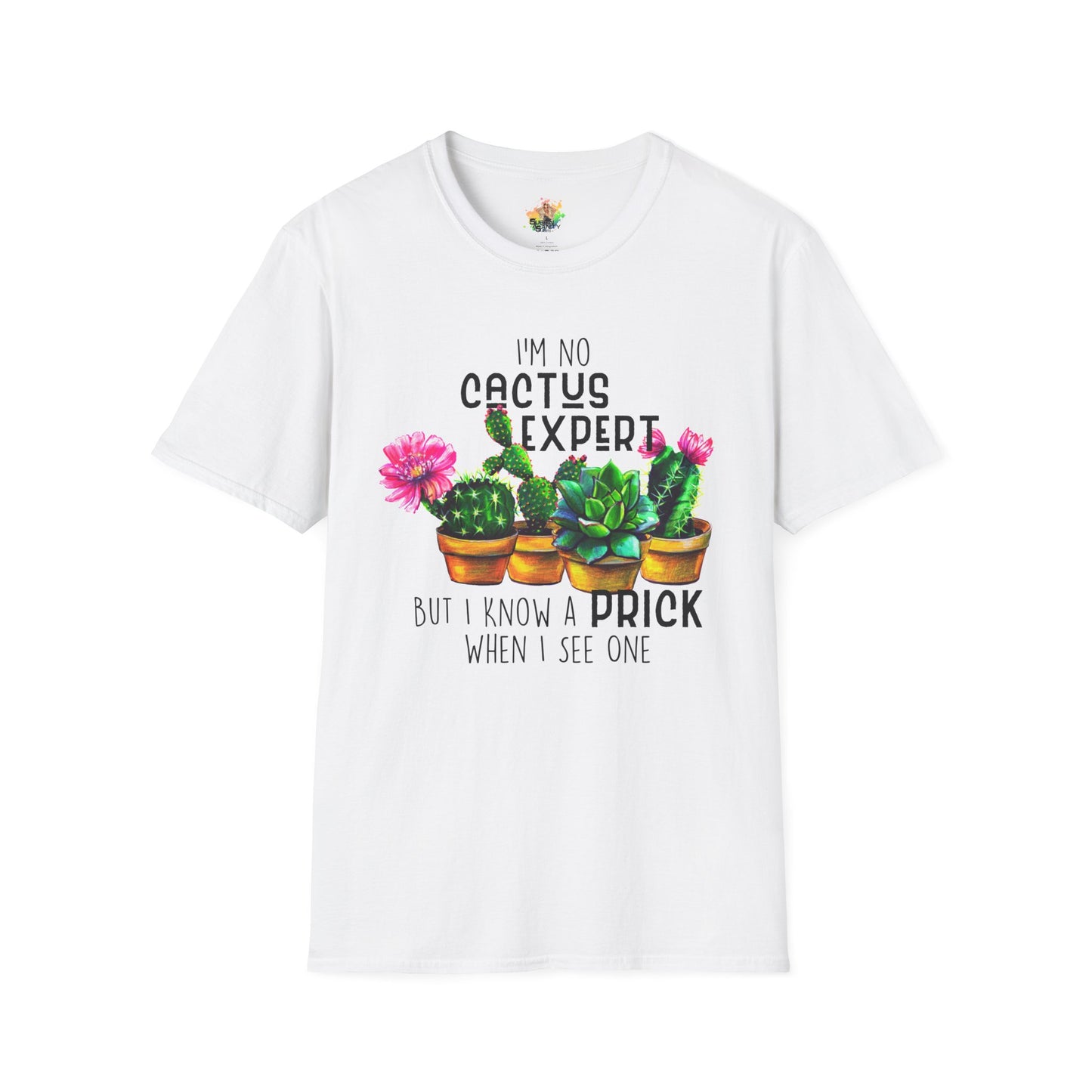 Know A Prick When I See One Graphic T-Shirt | Funny Sarcastic Cactus Tee by Subbin4Sanity