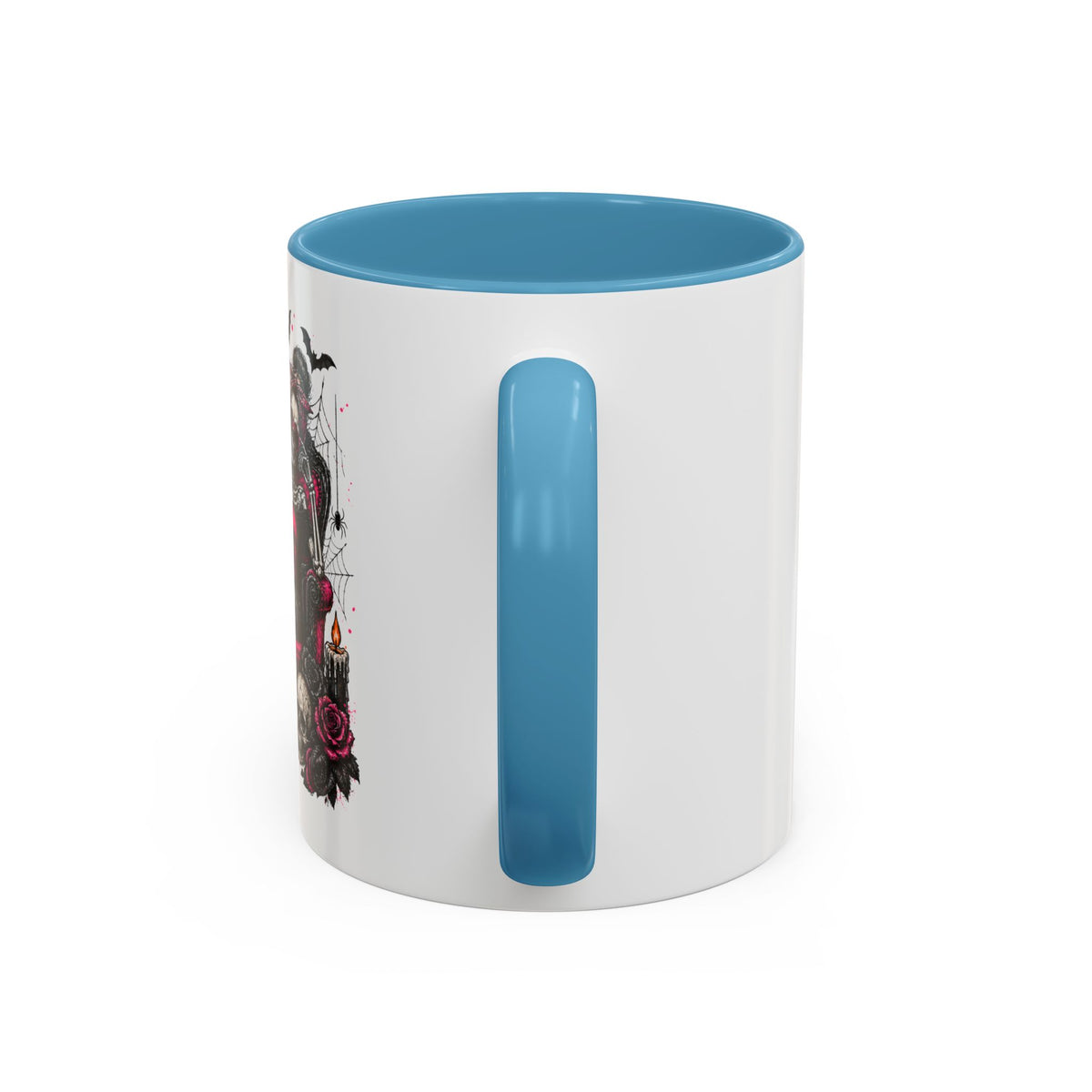 If Karma Needs Help Call Me Coffee Mug | Sarcastic Gothic Ceramic Mug by Subbin4Sanity
