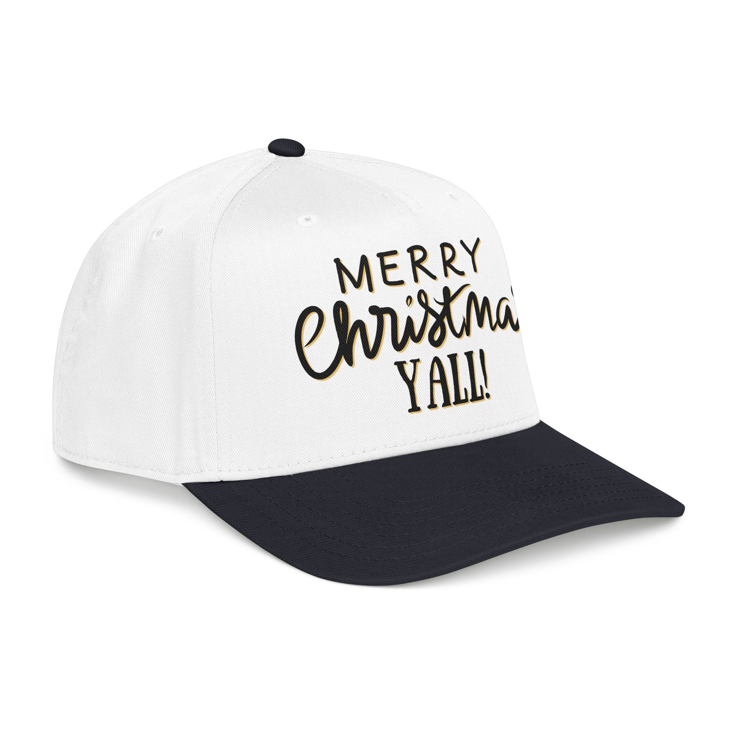 Merry Christmas Y'all Baseball Cap — Holiday DTF Baseball Hat