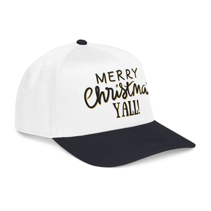 Merry Christmas Y'all Baseball Cap — Holiday DTF Baseball Hat