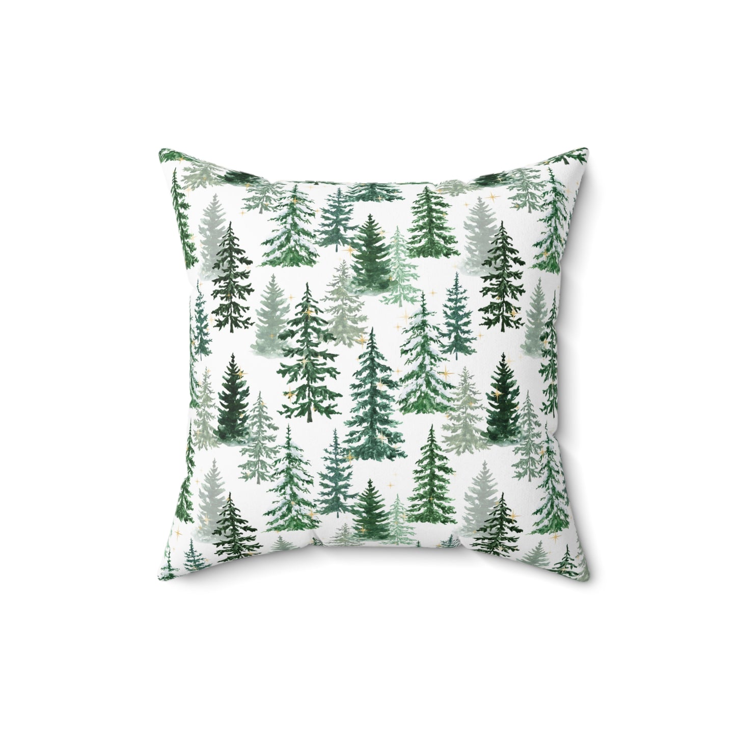Christmas Pillowcase & Pillow Insert white with Christmas tree pattern "I'm gunna go lay under the Christmas tree so my family knows I'm a gift"