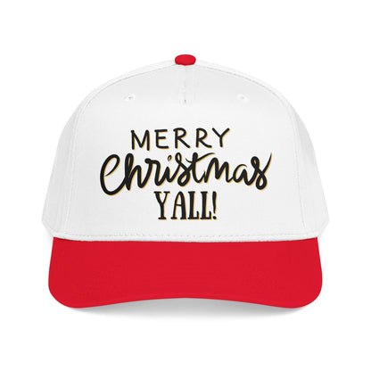 Merry Christmas Y'all Baseball Cap — Holiday DTF Baseball Hat