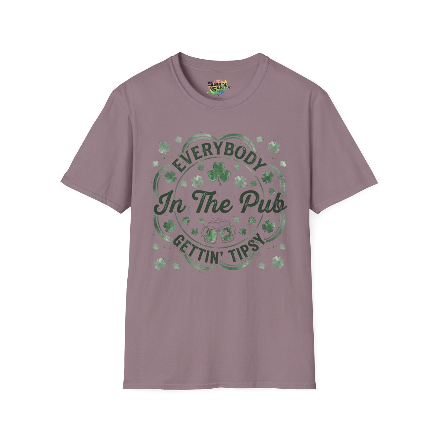 "Everybody In The Pub Gettin' Tipsy" | Unisex Softstyle T-Shirt