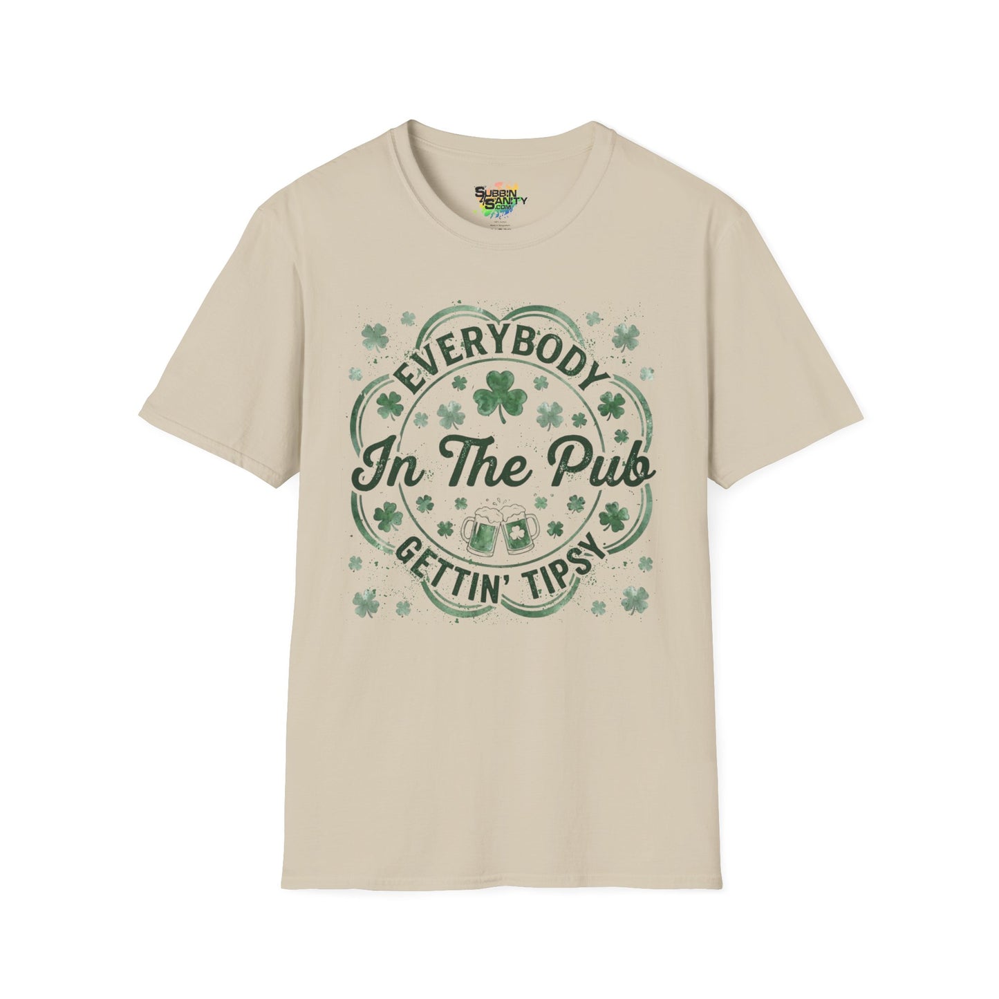 "Everybody In The Pub Gettin' Tipsy" | Unisex Softstyle T-Shirt
