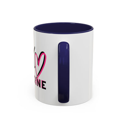 XOXO Valentine Accent Coffee Mug — 11oz & 15oz