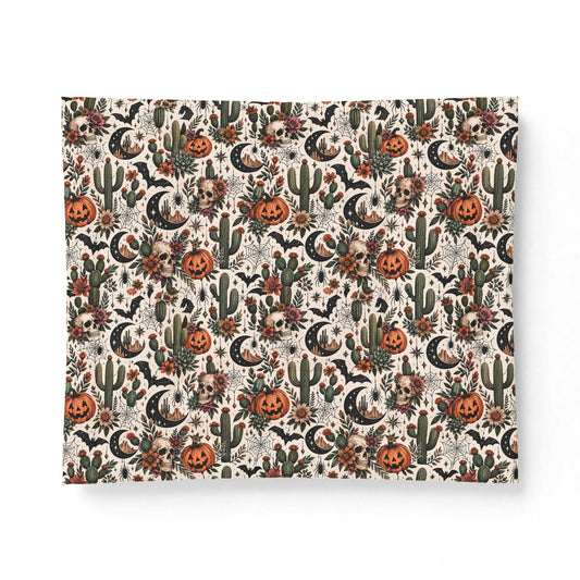 Desert Moonlight Comforter | Boho Desert Halloween Celestial Bedding by Subbin4Sanity
