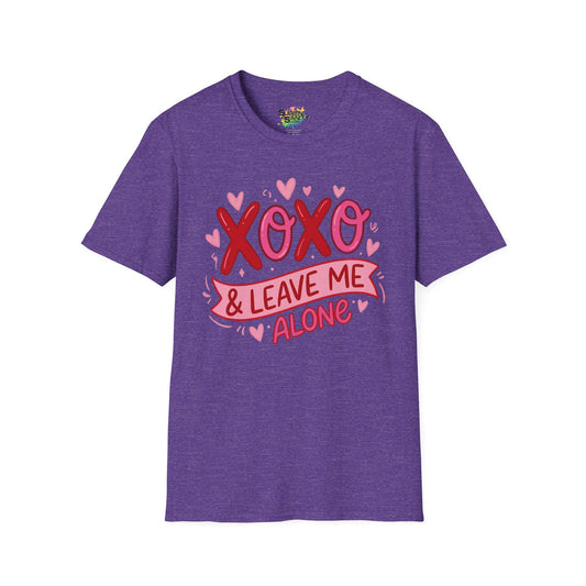 "XOXO & Leave Me Alone" Valentine T-Shirt – Cute Graphic Tee | Unisex Softstyle Valentine’s Day Shirt
