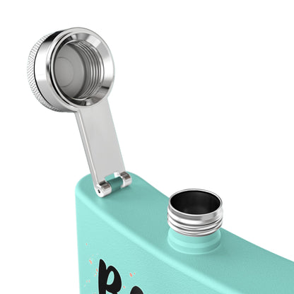 "Bloom Loud Live Louder" - Stainless Steel 6oz Hip Flask