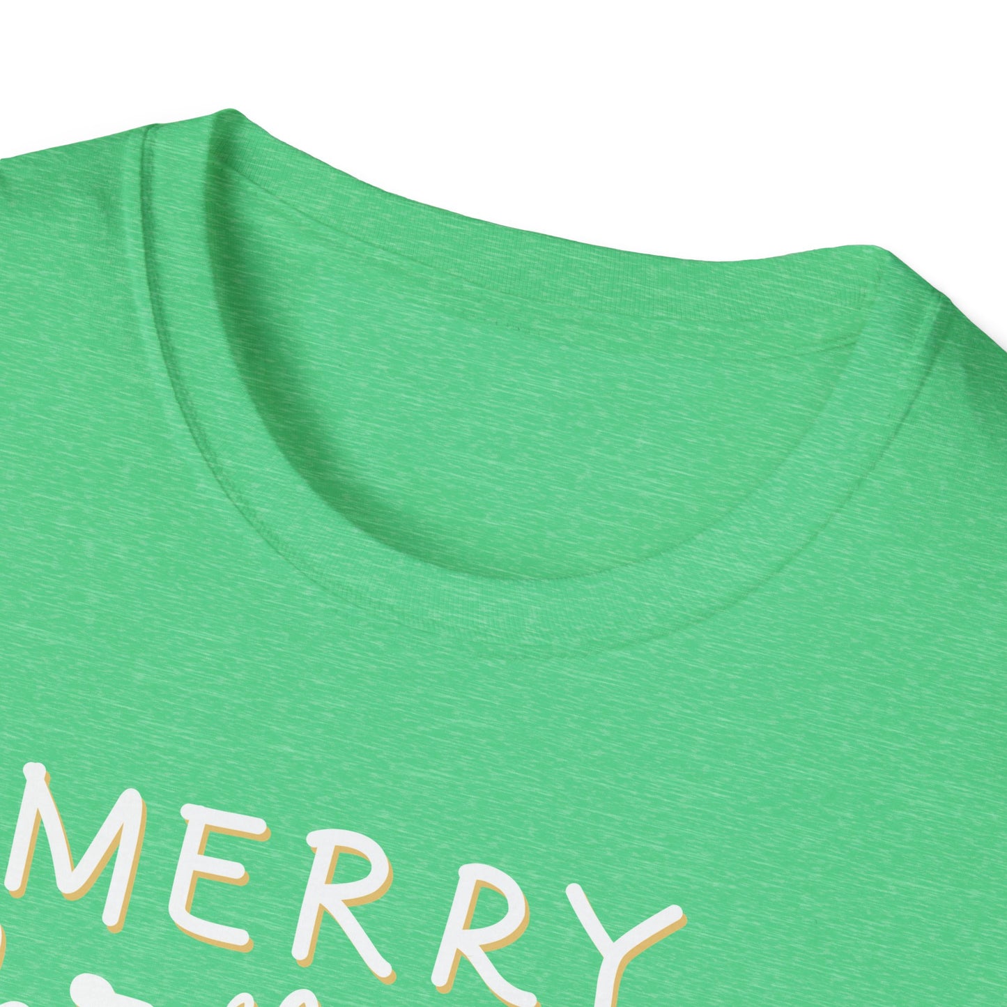 Merry Christmas Y’all Text Graphic T-Shirt | Southern Holiday Tee by Subbin4Sanity
