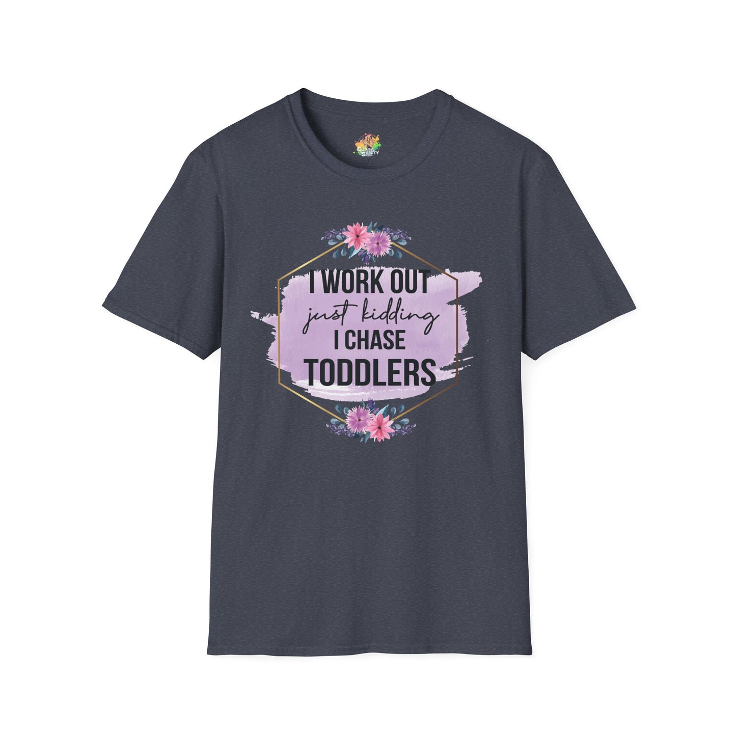 I Chase Toddlers Graphic T-Shirt | Funny Parenting Life Statement Tee by Subbin4Sanity