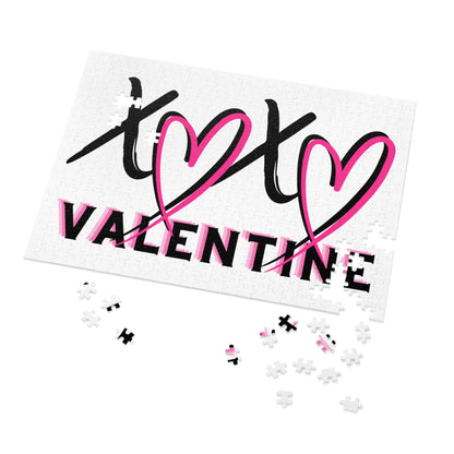 Valentines XOXO Jigsaw Puzzle — Romantic Tin Box Gift