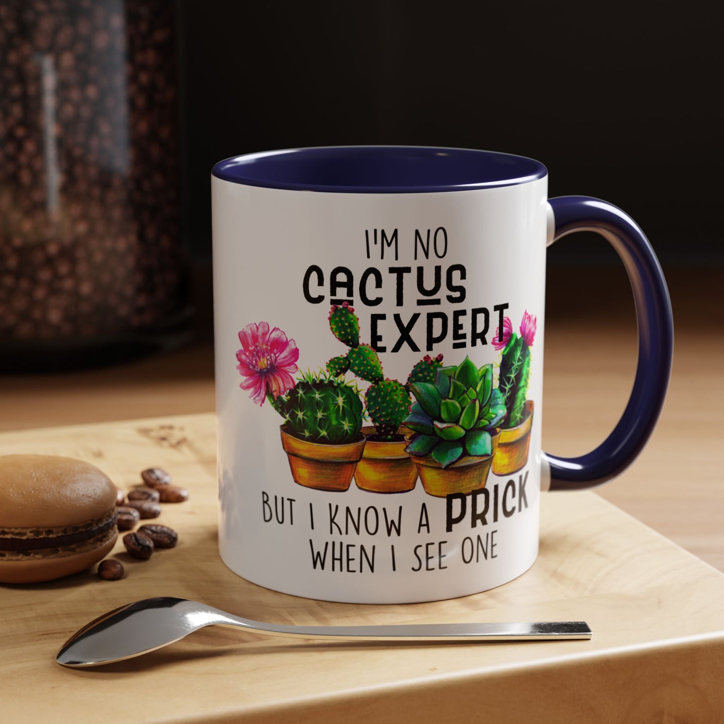 Coffee Mug, 11oz, "No Cactus Expert"