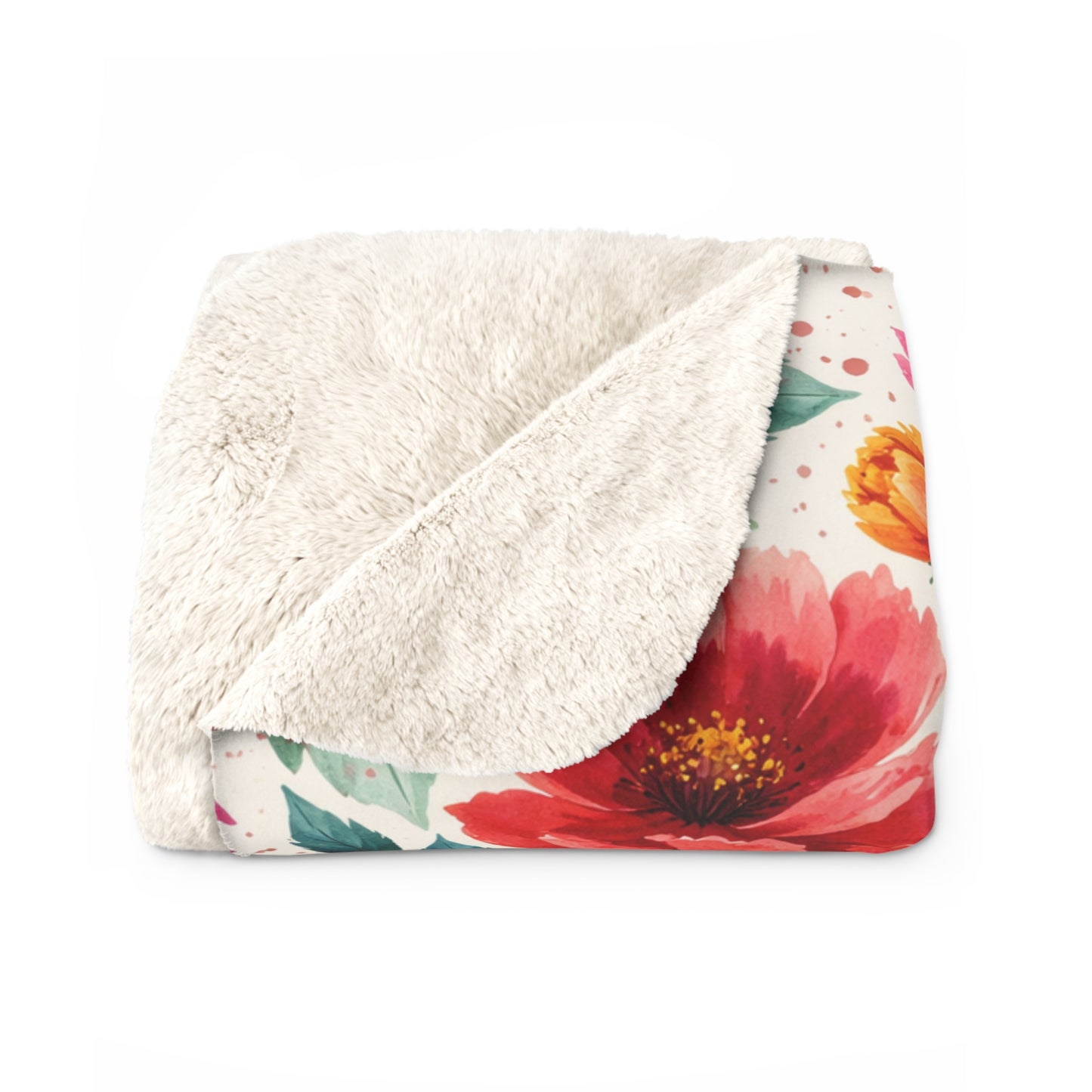 Electric Wildflower Garden Pattern – Splatter Bloom Collection – Original Seamless Design By Subbin4Sanity