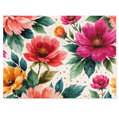 Electric Wildflower Garden Pattern – Puzzle & Tin Storage Box