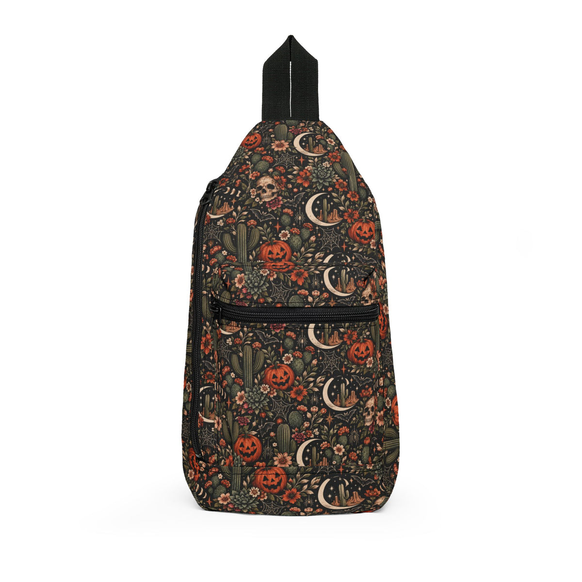 Desert Eclipse Crossbody Bag | Boho Halloween Celestial Shoulder Bag by Subbin4Sanity