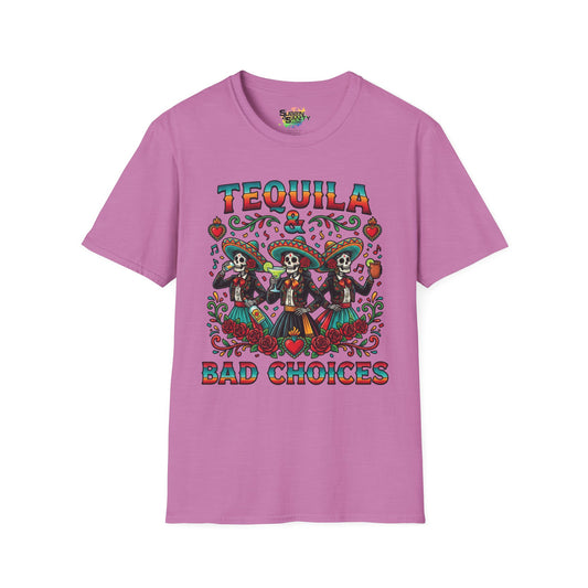 "Tequila & Bad Choices" | Unisex Softstyle T-Shirt