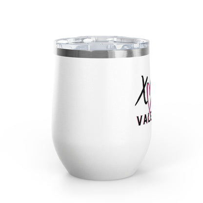Valentine XOXO Hearts 12oz Wine Tumbler