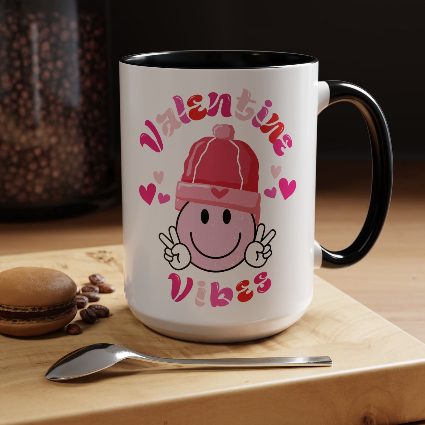 Valentines Coffee Mug, 11oz, "Valentines Vibes"