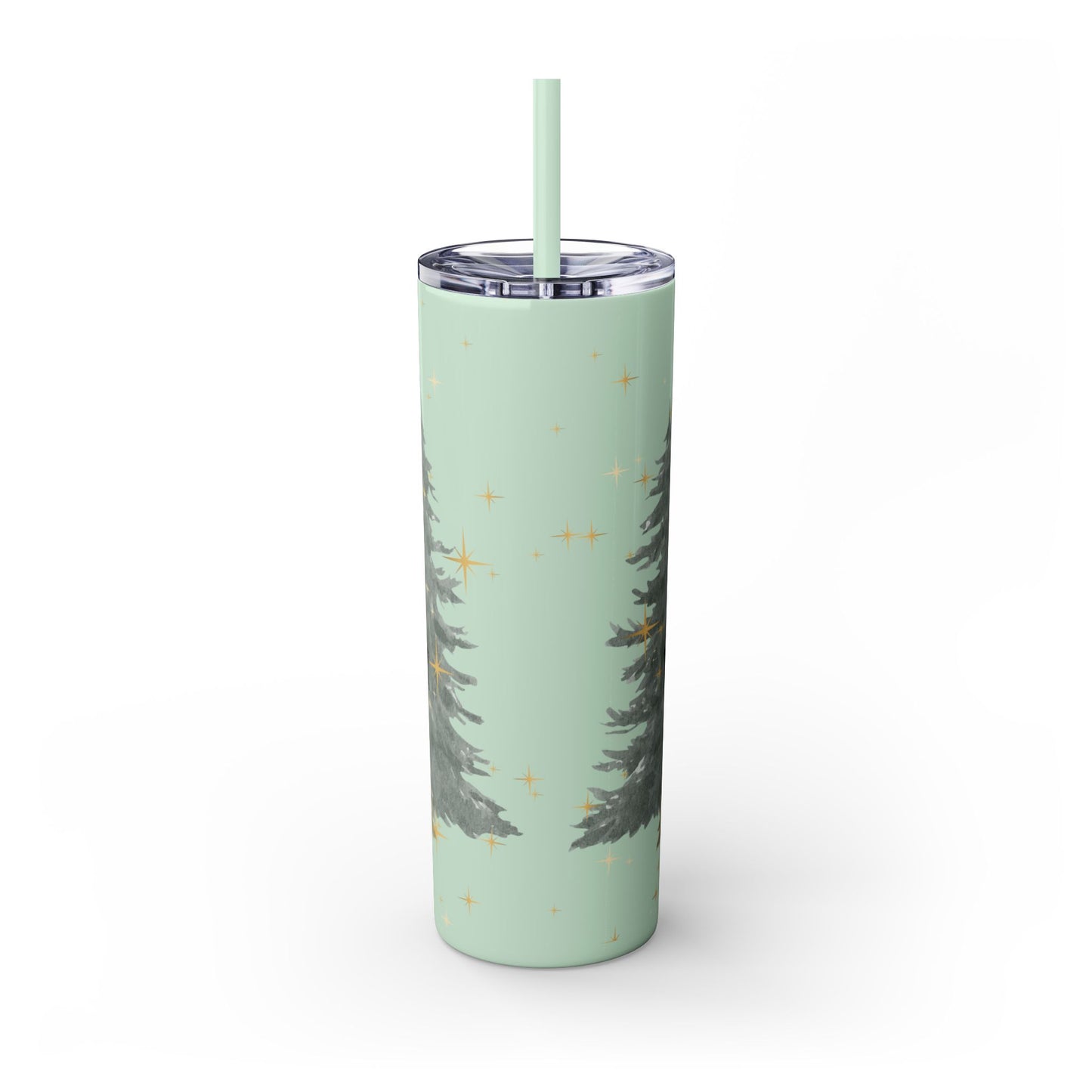 Christmas Skinny Tumbler with Straw, 20oz