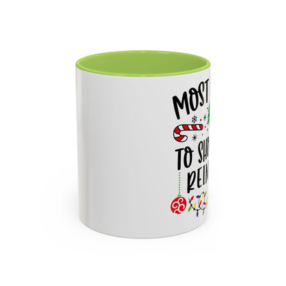 Christmas Coffee Mug, 11oz, "To shoot a Reindeer"