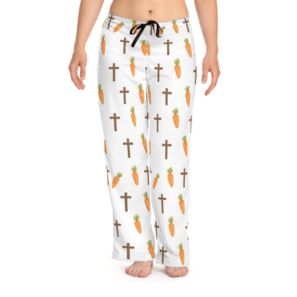 Carrot & Cross Women's Pajama Pants — Cozy Easter/Spring Sleepwear