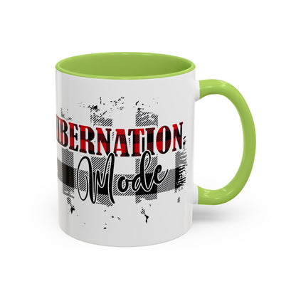 Christmas Coffee Mug, 11oz, "Hibernation Mode"