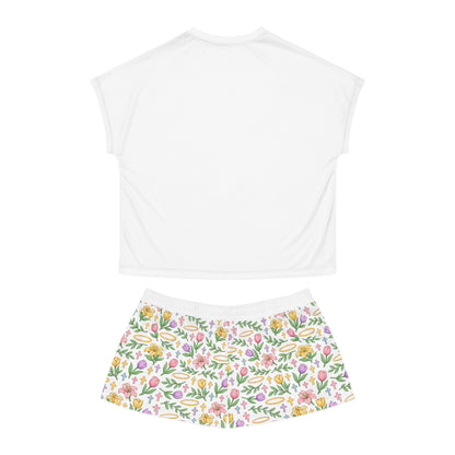 Proud Bible Thumper Rose Easter Faith Women's Short Pajama Set