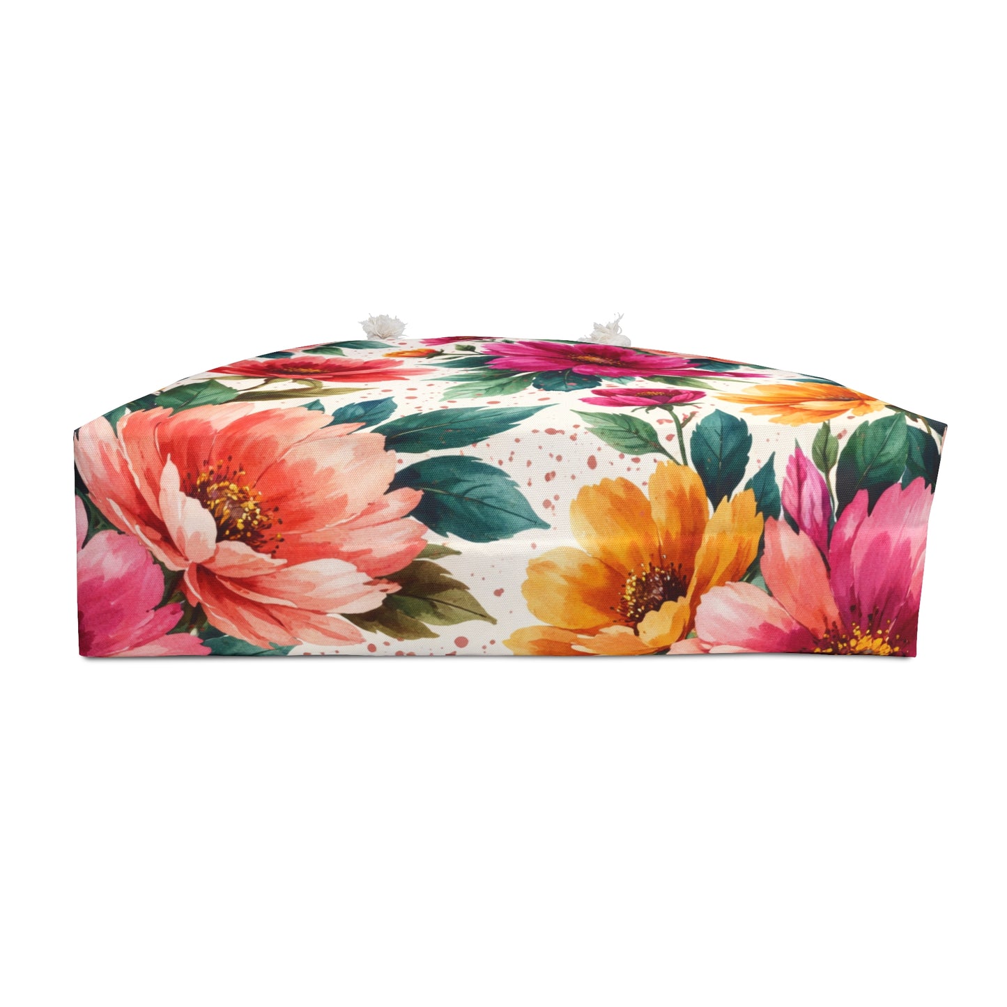 Electric Wildflower Garden Pattern – Splatter Bloom Collection - Weekender Travel Tote Bag