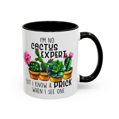 Coffee Mug, 11oz, "No Cactus Expert"