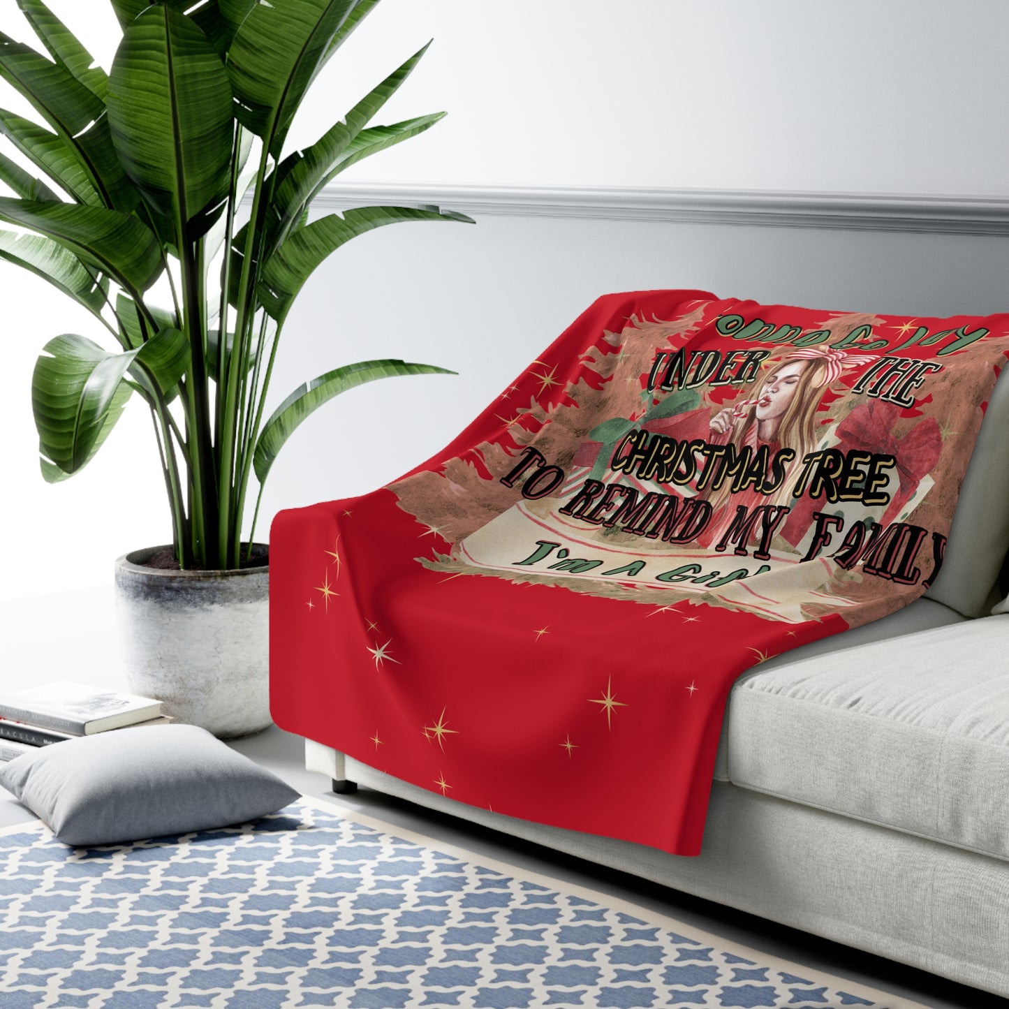 Christmas Sherpa Fleece Blanket