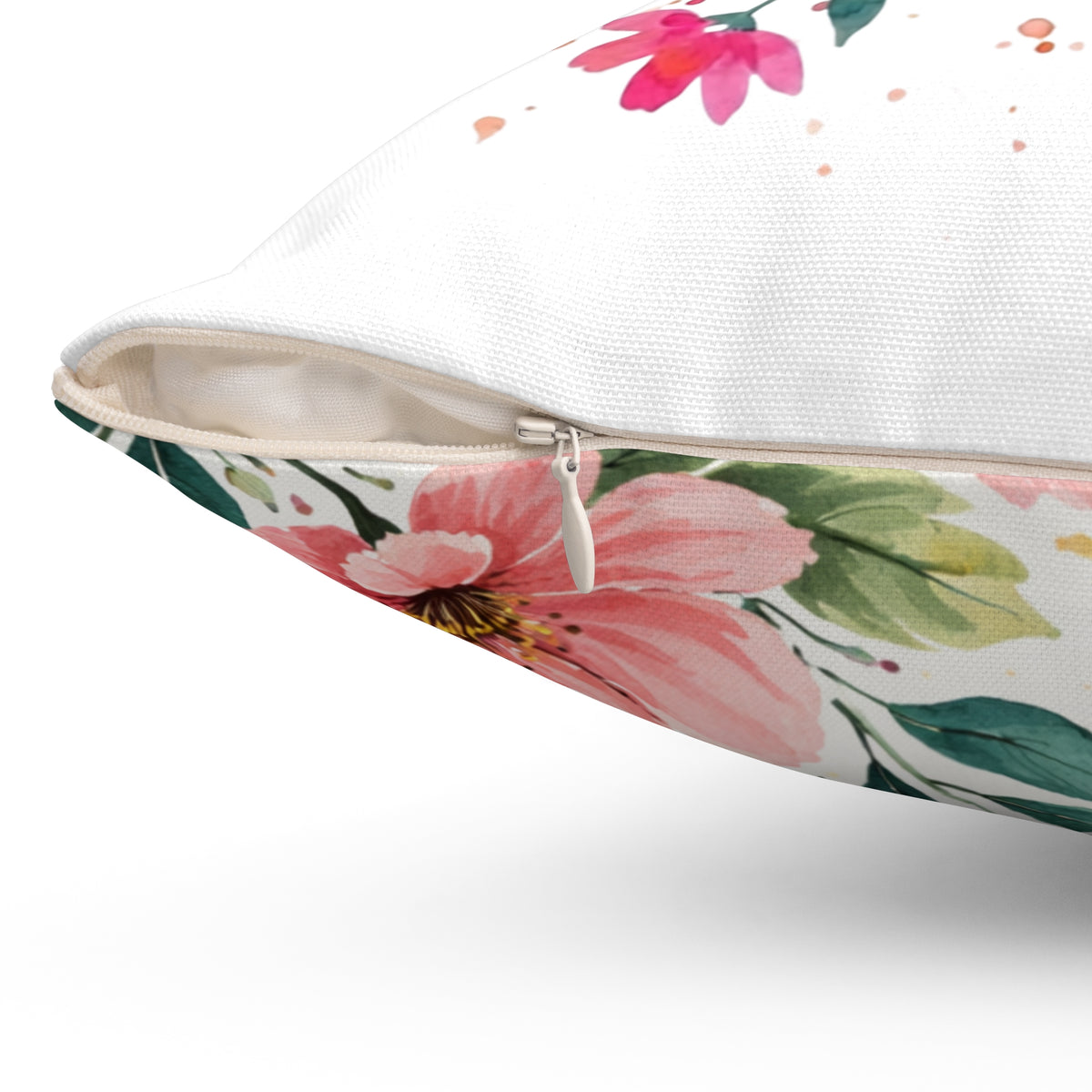 Spring Got Me Acting Different Double-Sided Throw Pillow | Floral Spring Statement Pillow by Subbin4Sanity