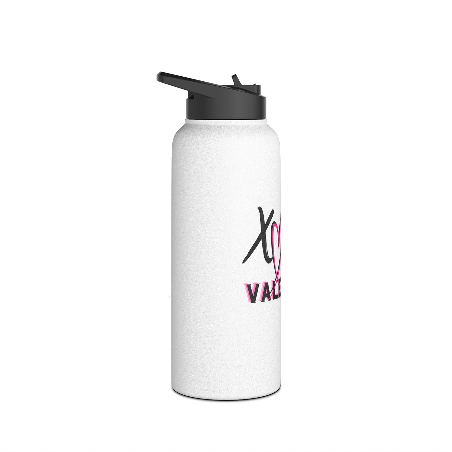 XOXO Stainless Steel Water Bottle — Valentine's Day Water Bottle