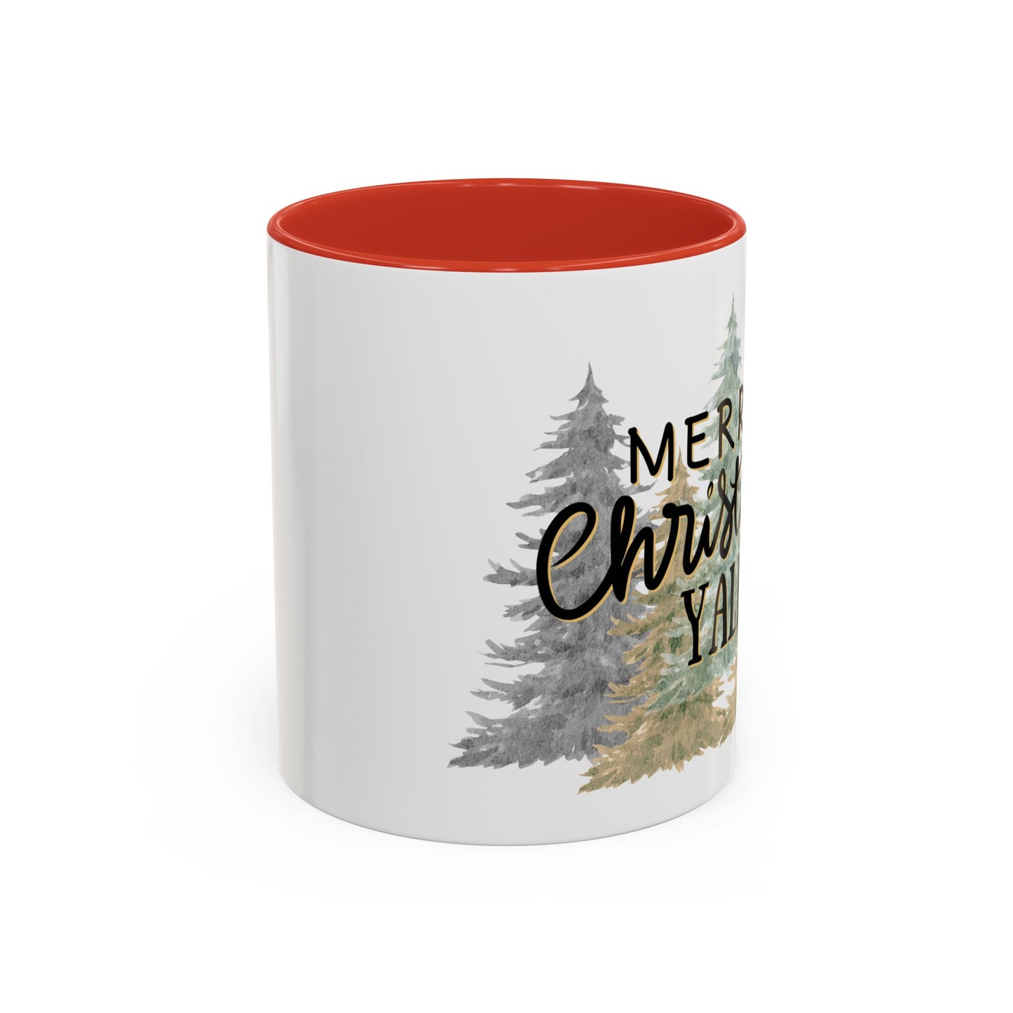 Christmas Coffee Mug, 11oz, "Merry Christmas Yall"