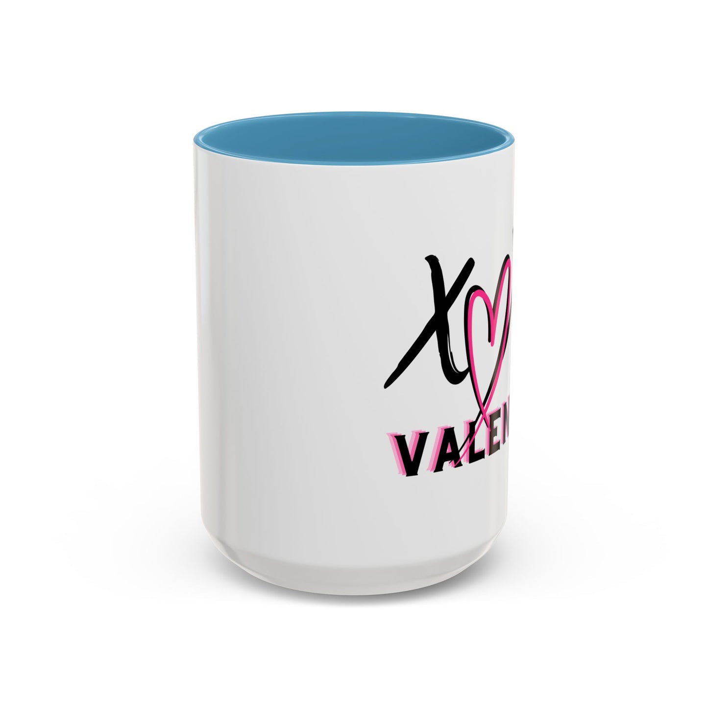 XOXO Valentine Accent Coffee Mug — 11oz & 15oz