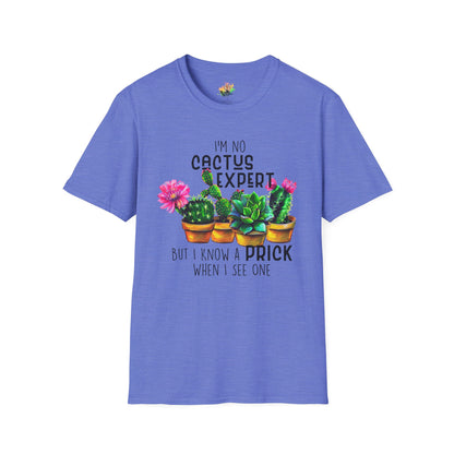 Know A Prick When I See One Graphic T-Shirt | Funny Sarcastic Cactus Tee by Subbin4Sanity