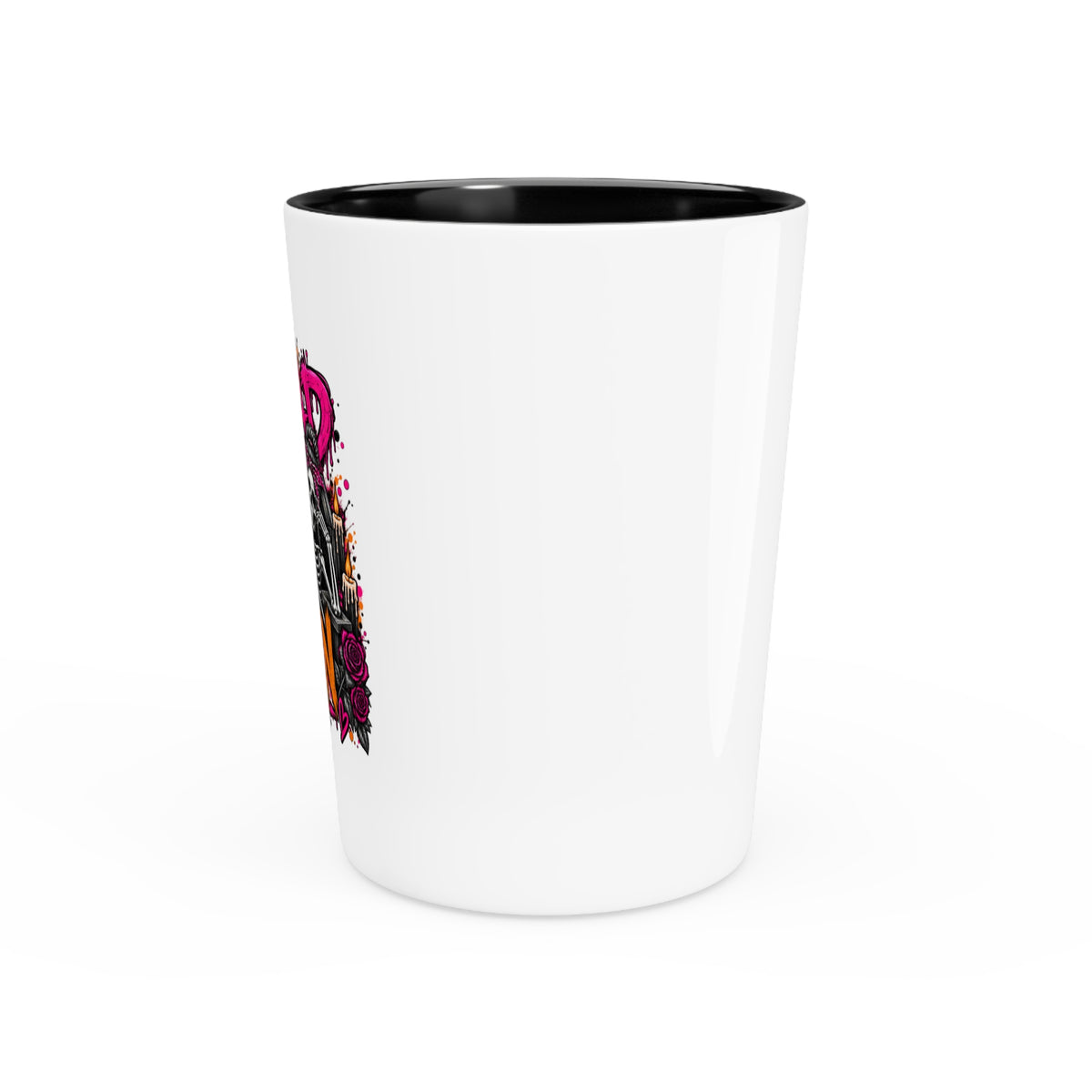 Too Dead To Give A Damn Shot Glass | Sarcastic Gothic Drinking Glass by Subbin4Sanity