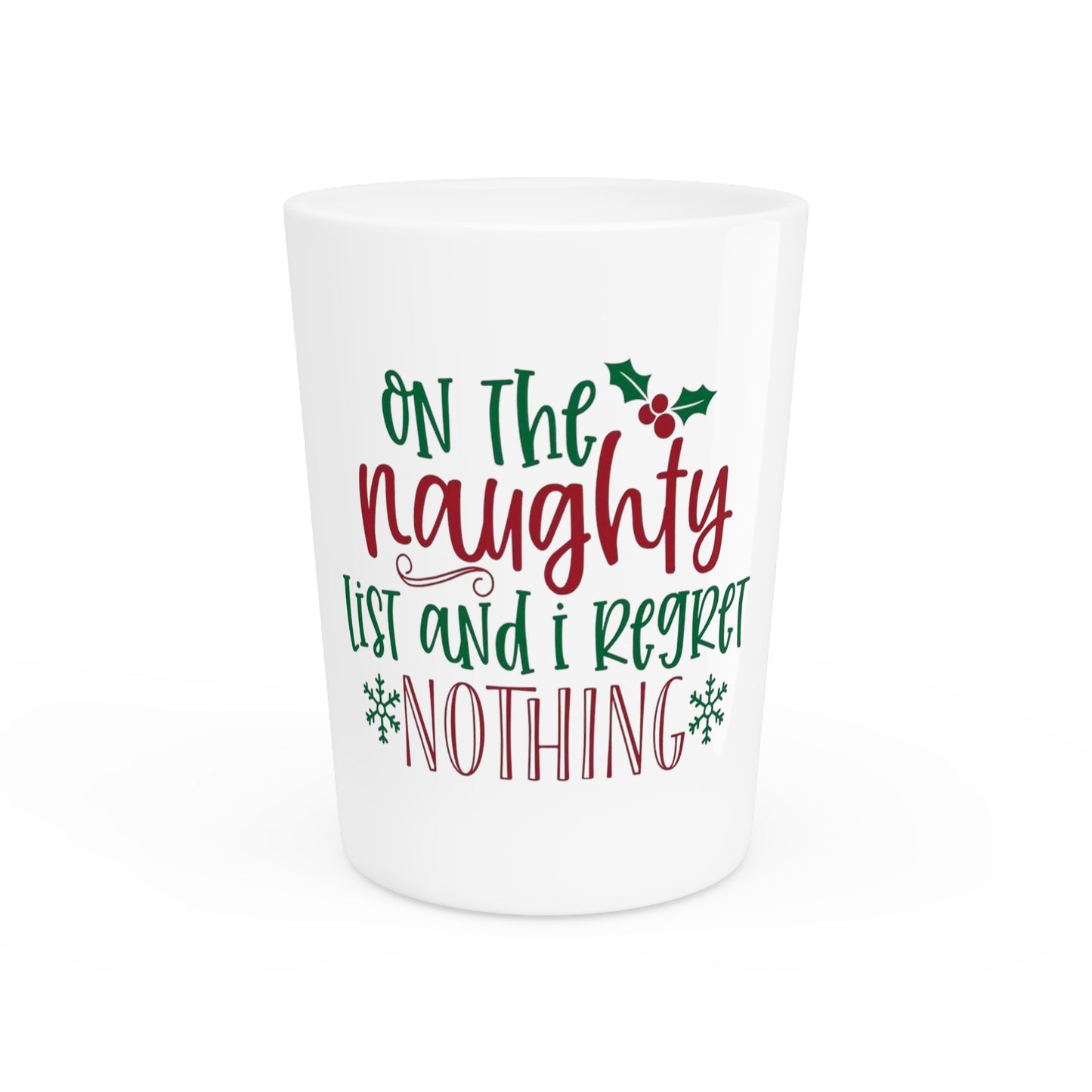 Christmas Shot Glass