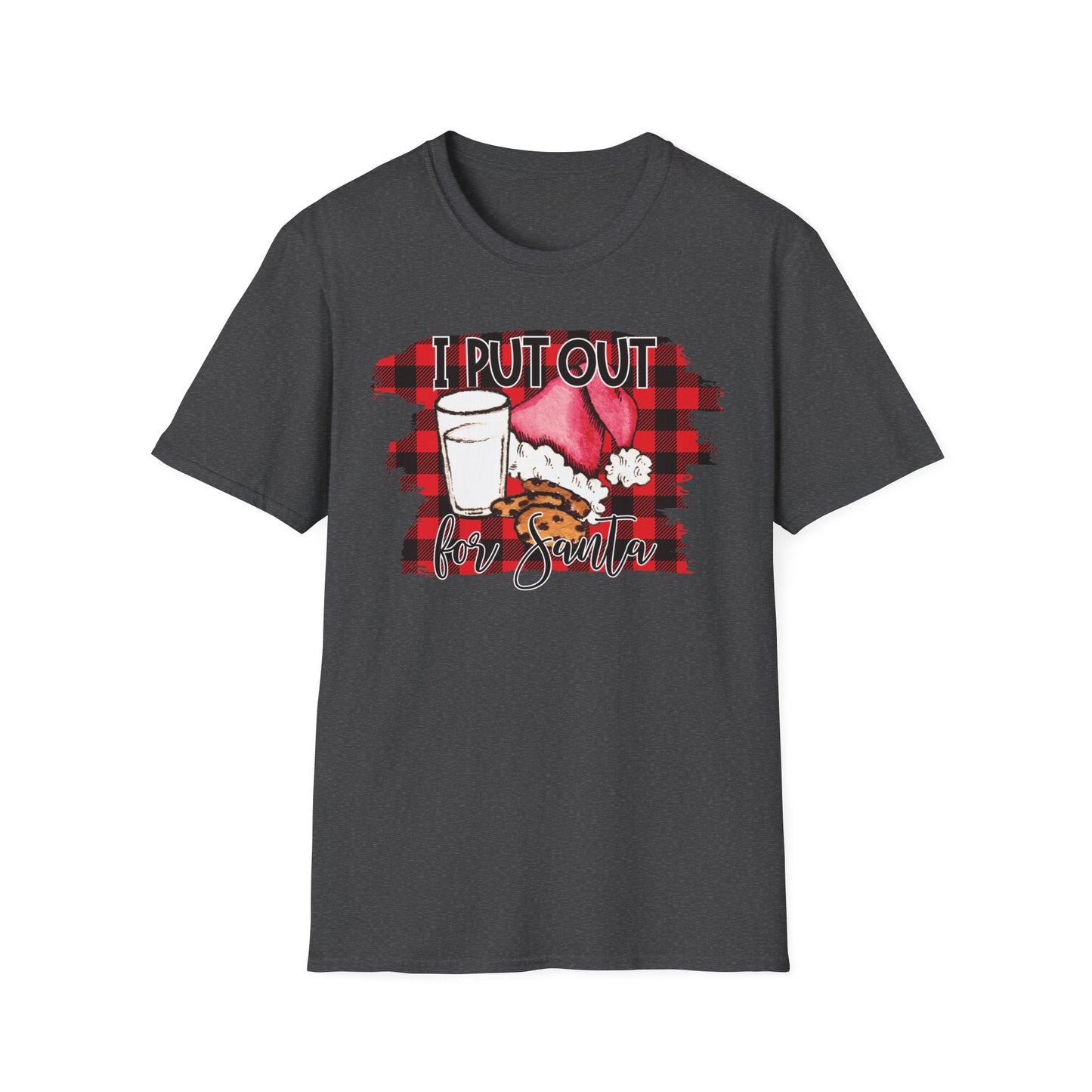 I Put Out For Santa Graphic T-Shirt | Funny Naughty Christmas Tee by Subbin4Sanity