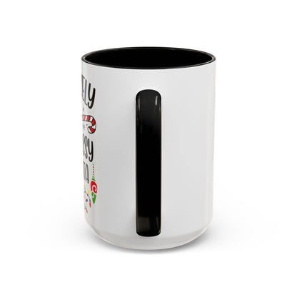 Christmas Coffee Mug, 11oz, "To get sassy with Santa"