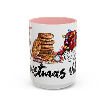 Christmas Coffee Mug, 11oz, "Christmas Vibes"