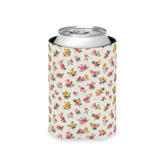 Wildflower Sprinkle Pattern – Splatter Bloom Collection — Lightweight Foam Grip Lined Koozie
