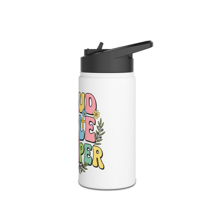 Proud Bible Thumper Multicolor Spring Easter Faith Stainless Steel Water Bottle