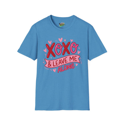 "XOXO & Leave Me Alone" Valentine T-Shirt – Cute Graphic Tee | Unisex Softstyle Valentine’s Day Shirt